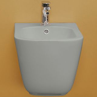 Биде подвесное Kerasan Tribeca 512559 Grigio matt